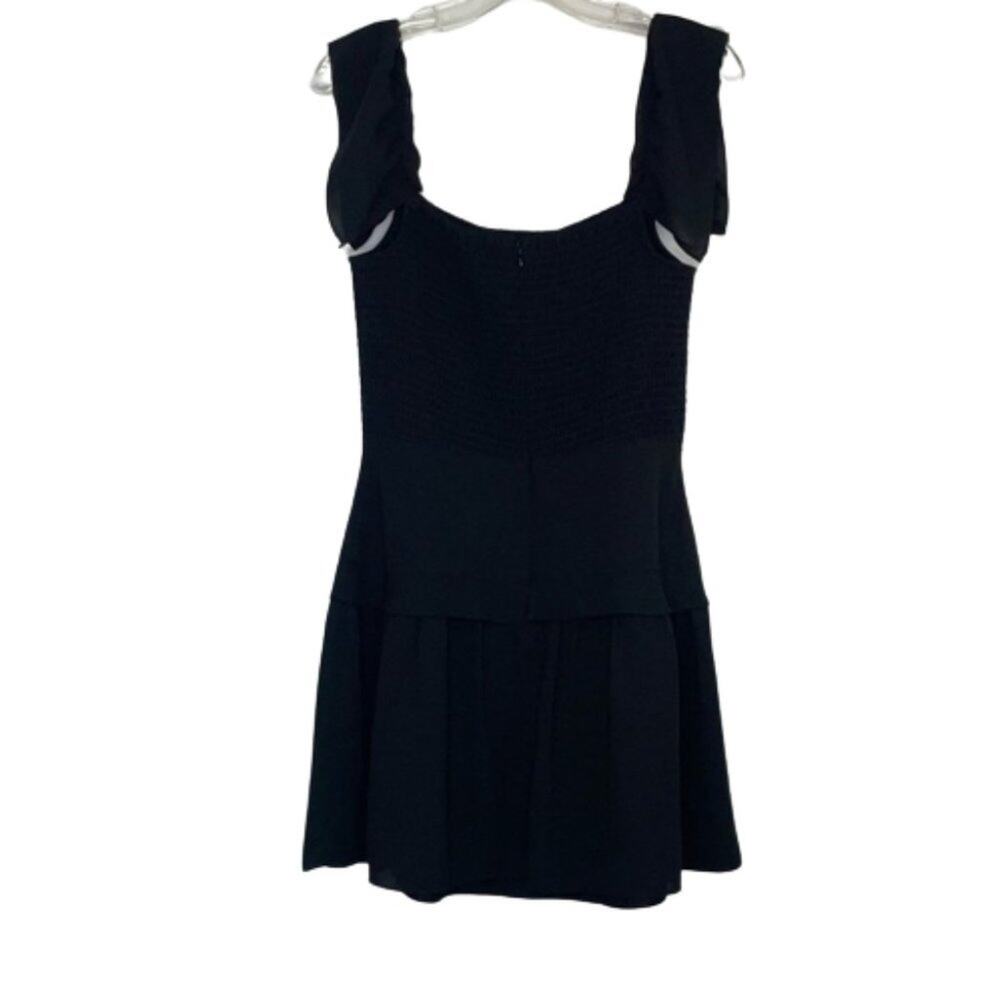 Ali & Jay Los Angeles tiered black mini dress size Medium